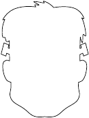 Frankenstein Head Pattern Template