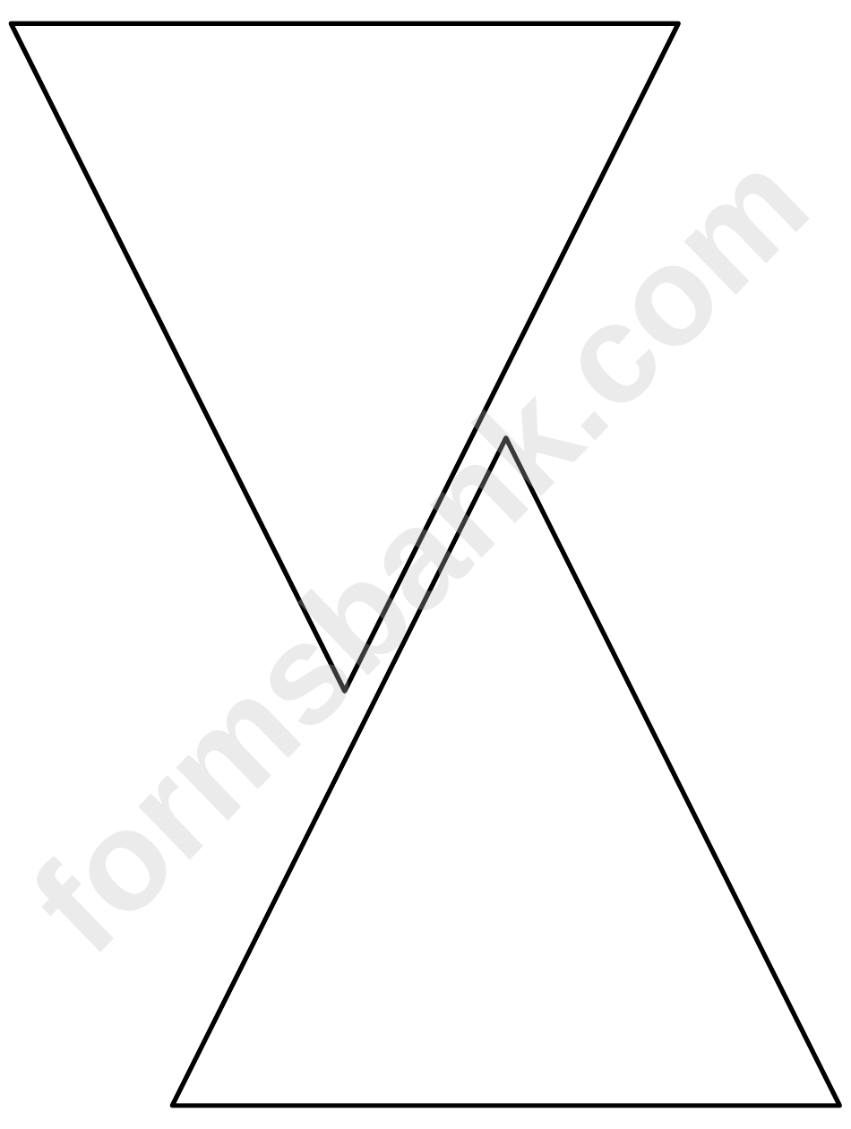 6 Inch Triangle Template Printable Pdf Download
