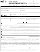 Form Gr-68988 - Medical Exception/ Prior Authorization/precertification Request For Prescription Medications