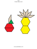 Color Fruit Pattern Block Template