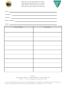 Nomination And Comment Worksheet - Npr-a Oil And Gas Lease Sale - 2015