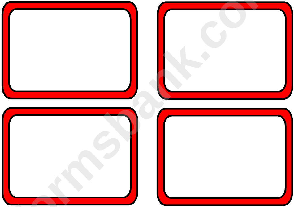 Student Skills Cards Template