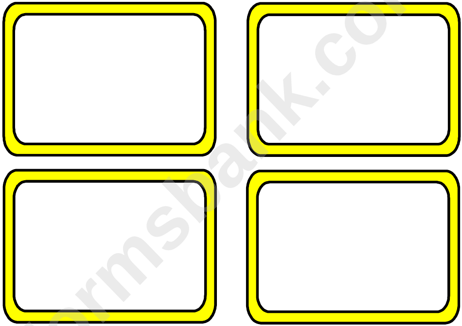 Student Skills Cards Template