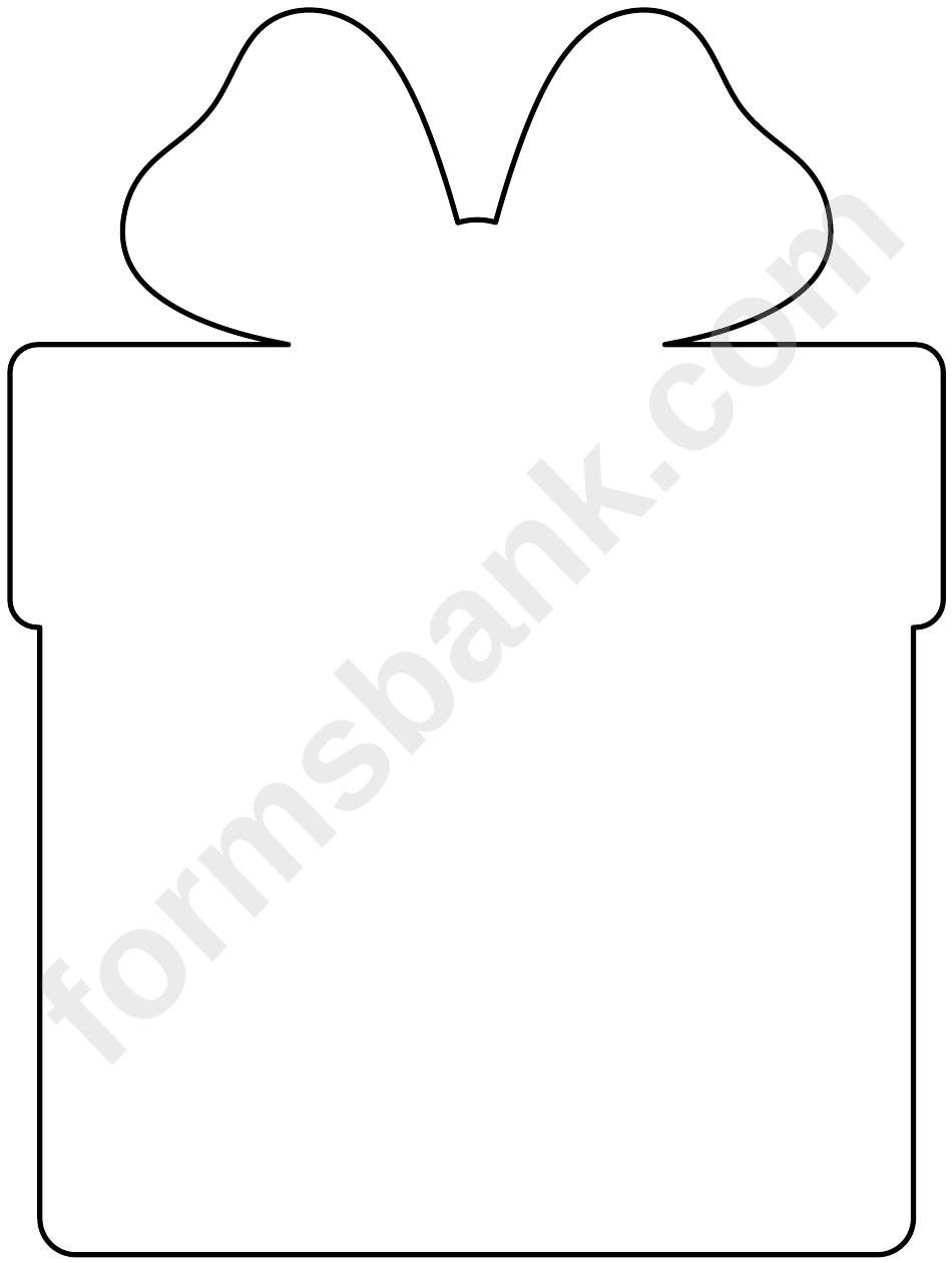 Christmas Gift Pattern Template