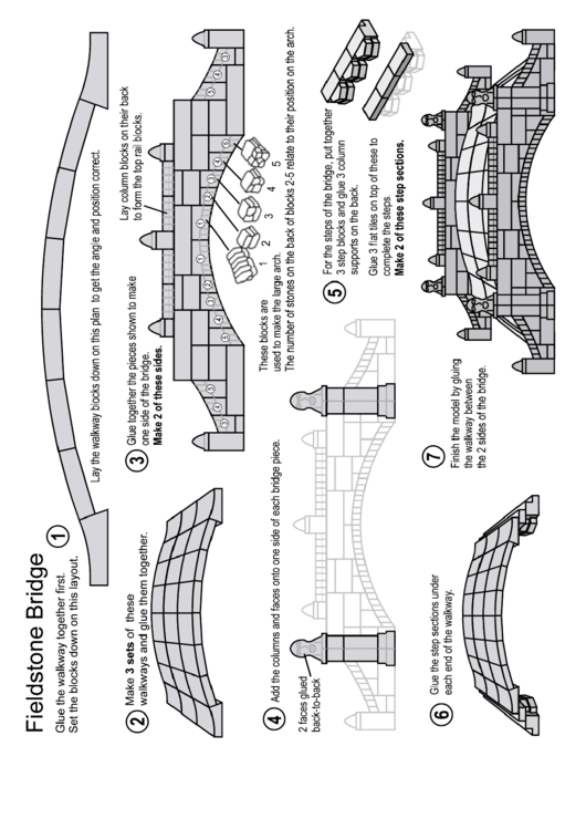 Fieldstone Bridge Template Printable Pdf Download