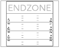 Football Endzone Play Sheet Template