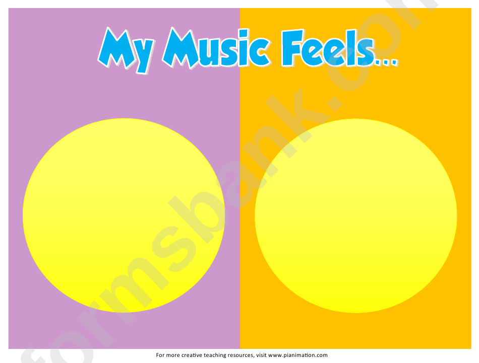 How Does Your Music Feel Worksheet