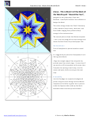 Round The Year - Block Of The Month Quilt - Venus Sewing Template And Instructions Printable pdf
