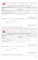 Request For Certificate Of Good Moral Character Form