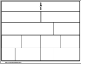 Fractions Table Template