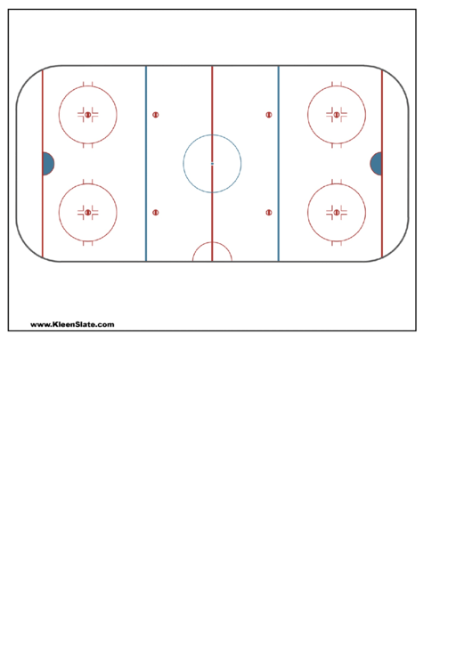 Hockey Court Template
