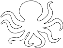 Octopus Pattern Template