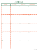 Blank Yearly Calendar Template - Scattered Squirrel Printable pdf