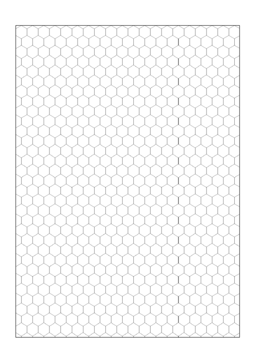 Hexagon Graph Paper Template Printable Pdf Download