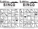 Black & White Exhibit Bingo Template Set