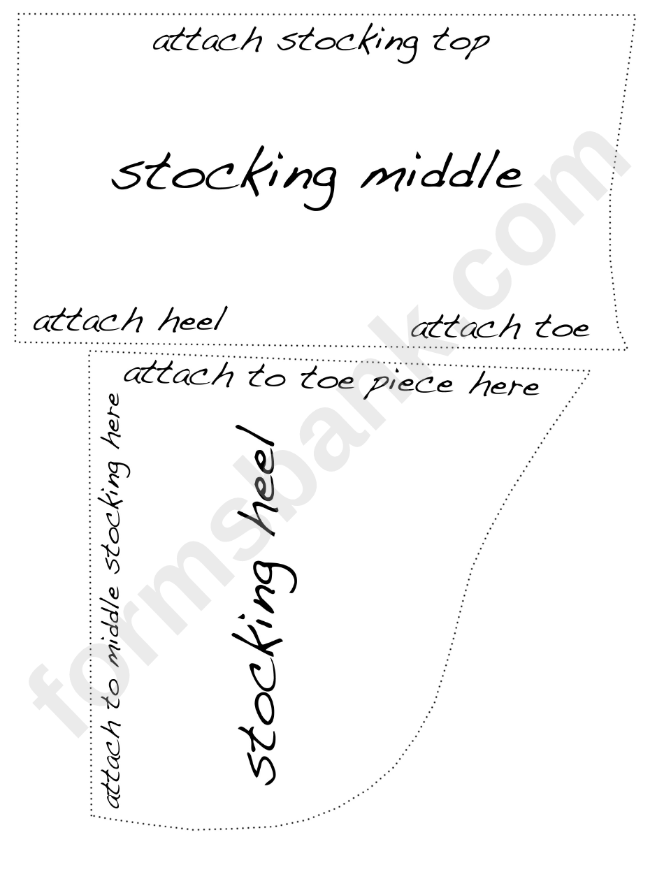 Stocking Pattern Template