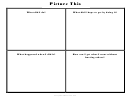 Picture This Activity Sheet