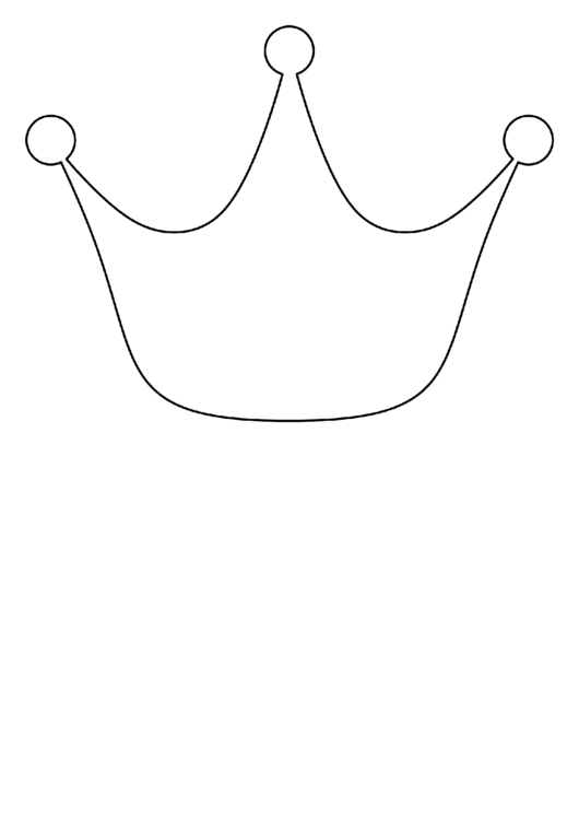 Princess Crown Pattern Printable pdf