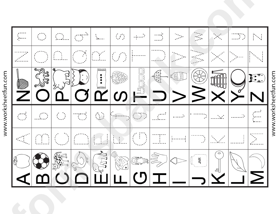 Alphabet Practice Sheet