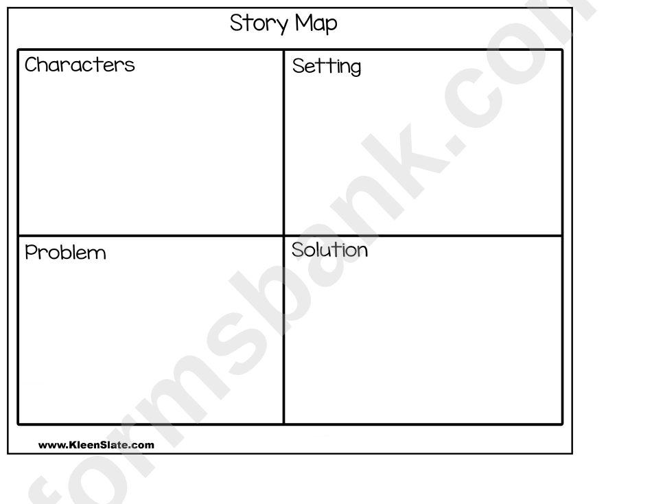 Blank Story Map Template