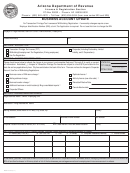 Business Account Update Form - Arizona Department Of Revenue