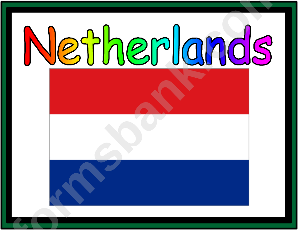 World Flags Classroom Poster Template