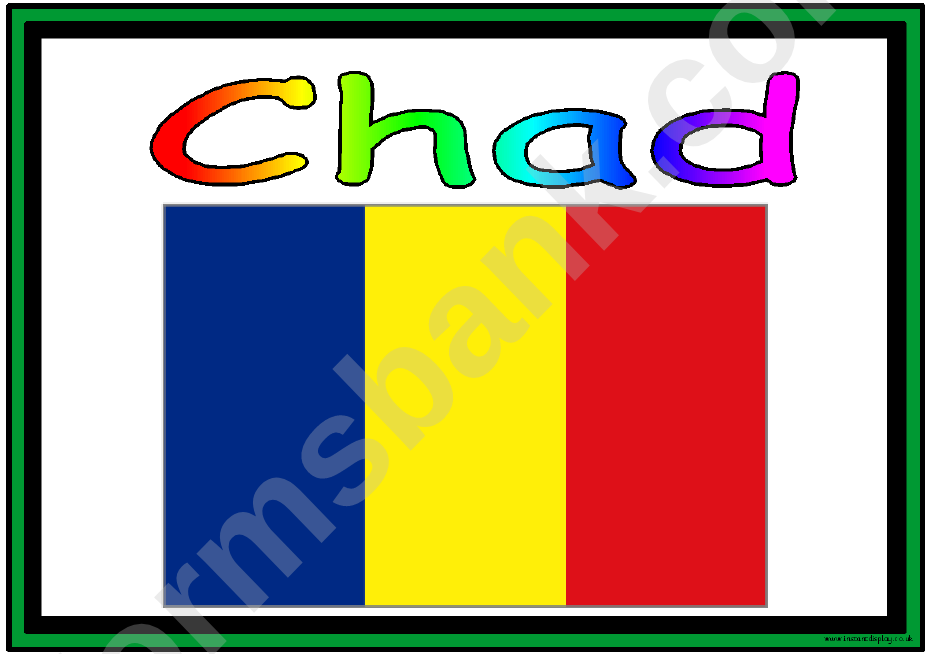 Flags Of Africa In Alphabetical Order Classroom Poster Template