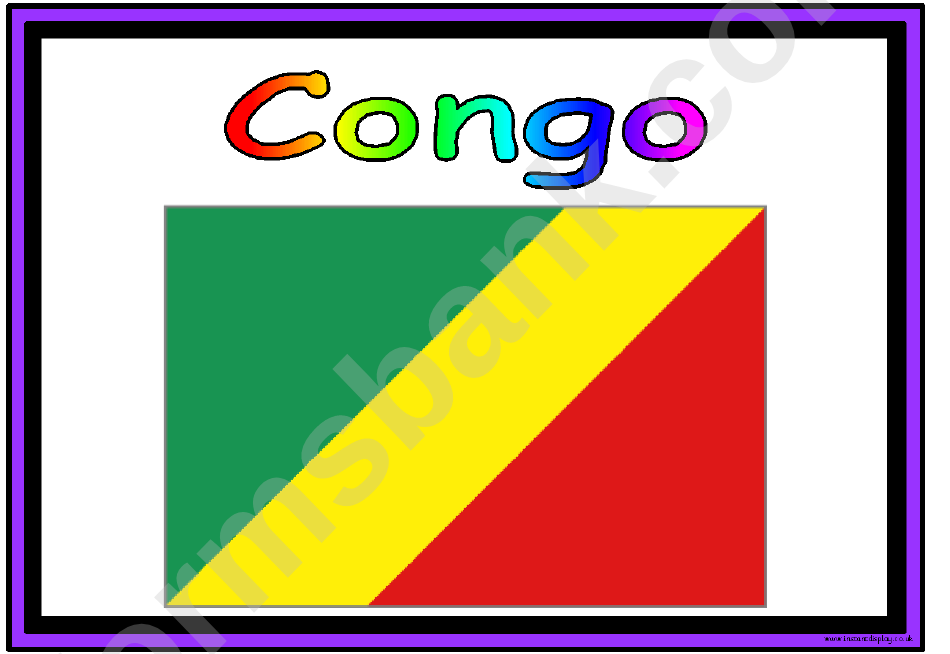 Flags Of Africa In Alphabetical Order Classroom Poster Template