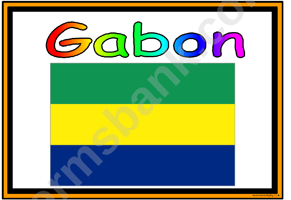 Flags Of Africa In Alphabetical Order Classroom Poster Template