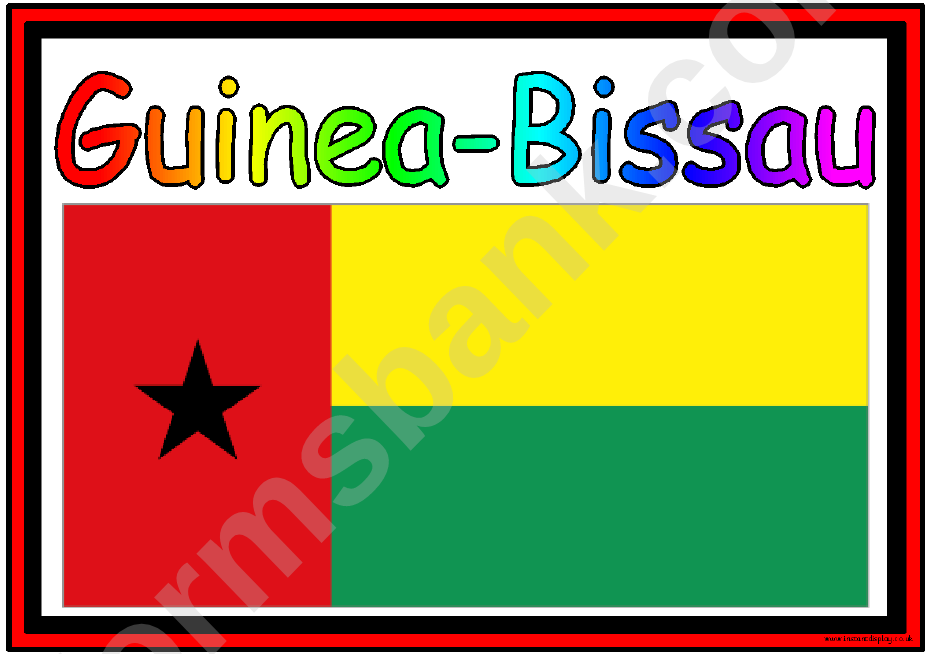 Flags Of Africa In Alphabetical Order Classroom Poster Template