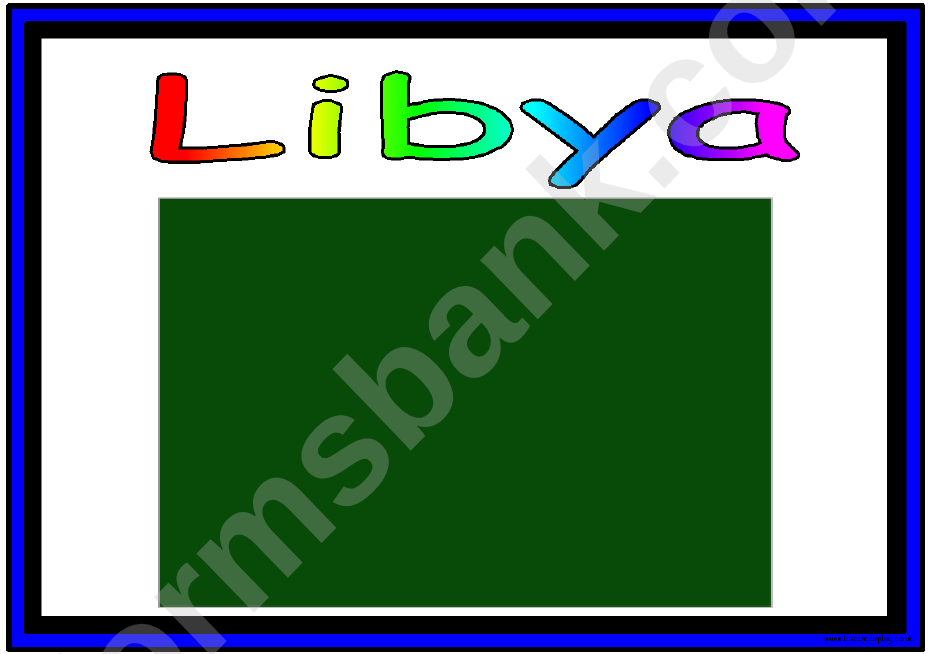 Flags Of Africa In Alphabetical Order Classroom Poster Template