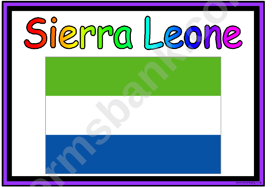 Flags Of Africa In Alphabetical Order Classroom Poster Template