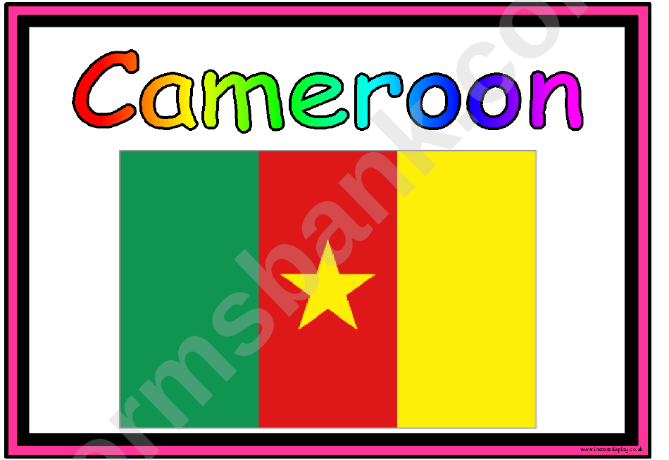 Flags Of Africa In Alphabetical Order Classroom Poster Template