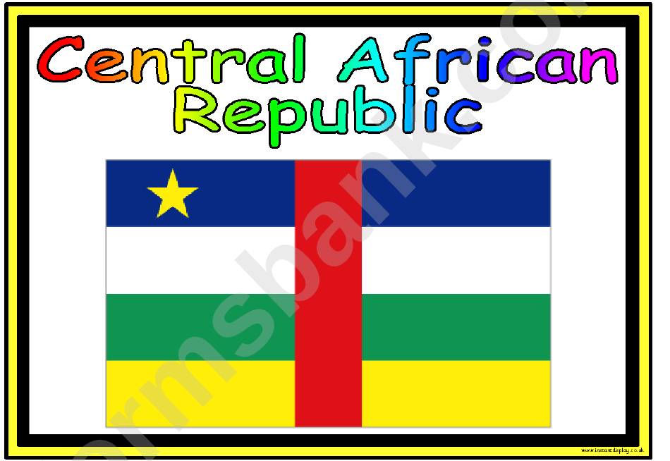 Flags Of Africa In Alphabetical Order Classroom Poster Template