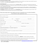 Visa Invitation Letter Application Form
