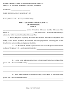 Form J - Initial Guardian Advocacy Plan Of The Person