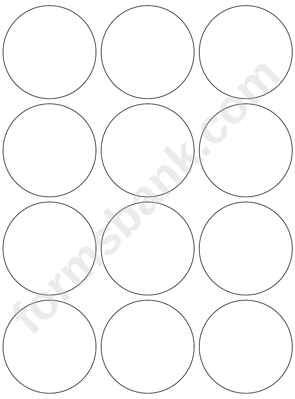 Circles Template printable pdf download
