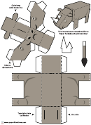 Rhino Foldable Template