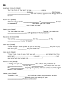 Holy Bible Worksheet - Joy - With Answers