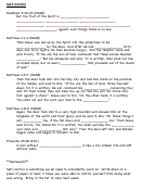 Holy Bible Worksheet - Self-control - With Answers
