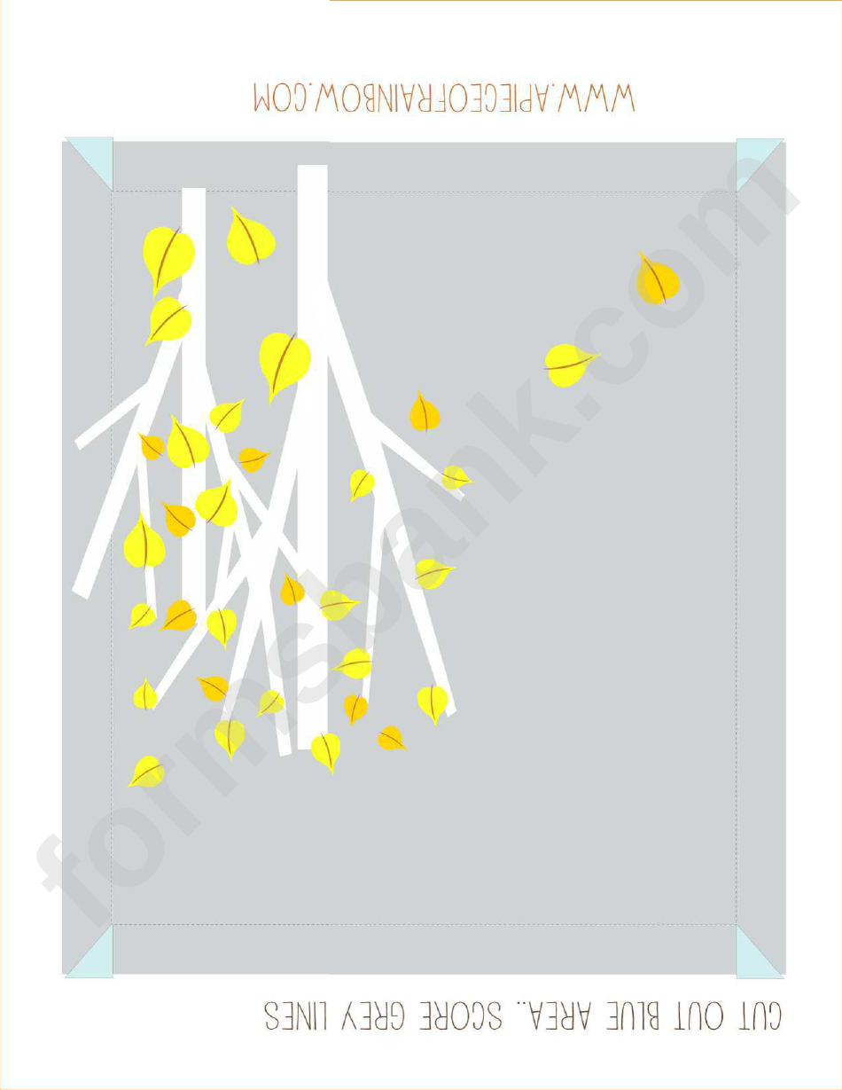 Paper Fall Trees Template