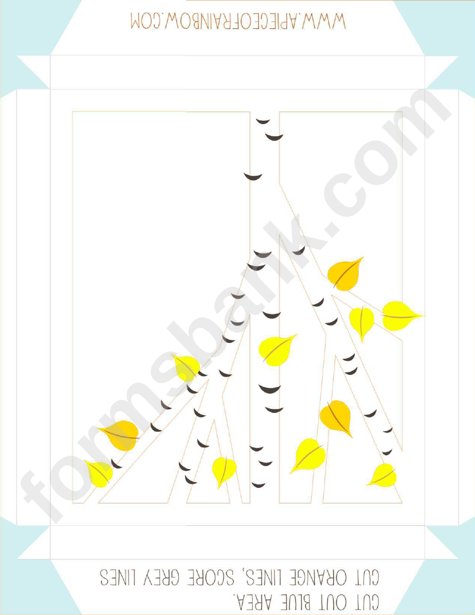 Paper Fall Trees Template