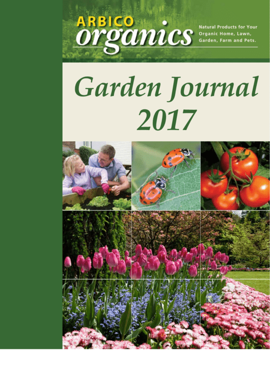 Garden Journal Template - 2017 Printable pdf