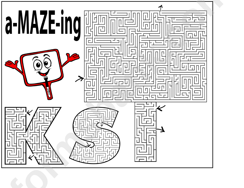A-Maze-Ing Maze Game Template