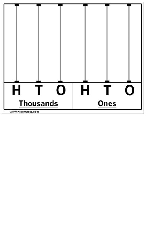 Abacus Template printable pdf download