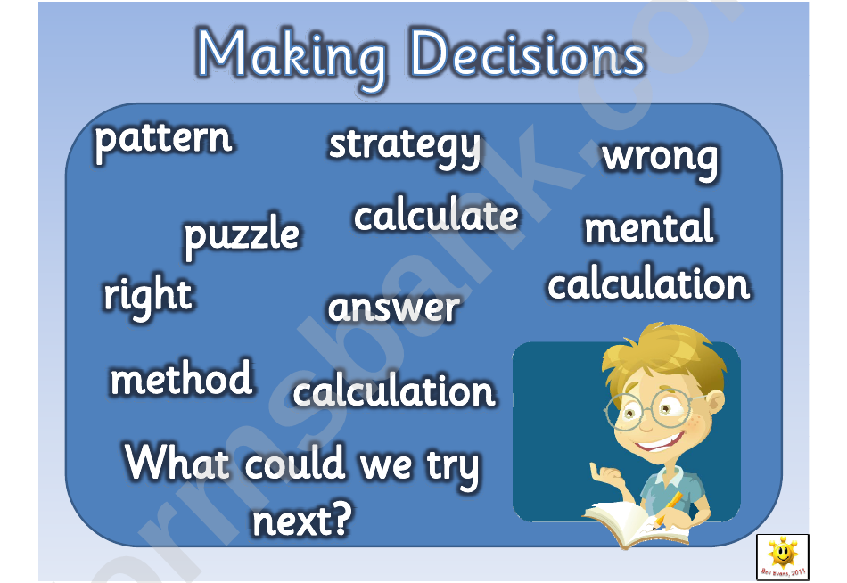 Making Decisions Poster Template Set