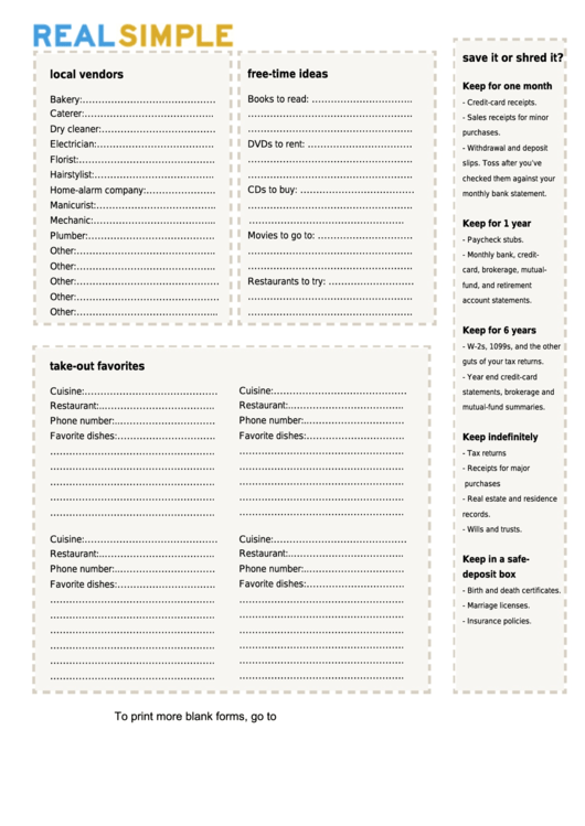 Blank Weekly To Do List Printable pdf