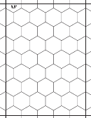 1.5 Inch Hexagon Graph Paper