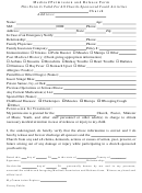 Medical/permission And Release Form