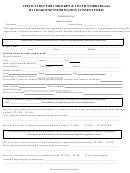 Application For Children & Youth Workers And Background Information Consent Form